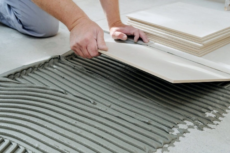 چسب کاشی برای نصب پرسلان